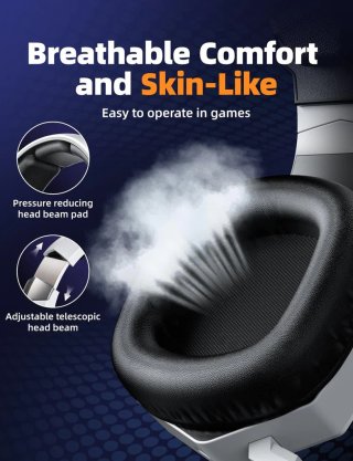 Onikuma GT806 Tri-Mode Vezeték Nélküli Gamer Headset