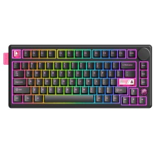 Onikuma MT706 Vezeték Nélküli Mechanikus Gamer Billentyűzet - Fekete