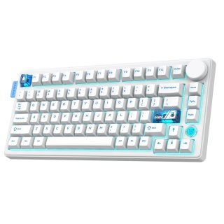 Onikuma MT706 Vezeték Nélküli Mechanikus Gamer Billentyűzet - Fehér