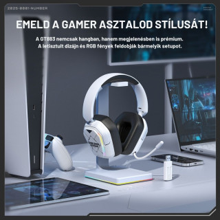 Onikuma GT883 4-Mode Vezeték Nélküli Gamer Headset