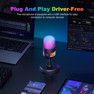 Onikuma M930 Streamer/Gamer Mikrofon RGB