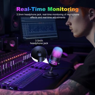 Onikuma M930 Streamer/Gamer Mikrofon RGB