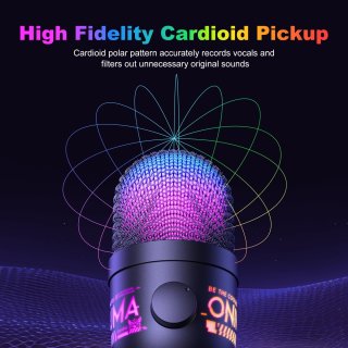 Onikuma M930 Streamer/Gamer Mikrofon RGB