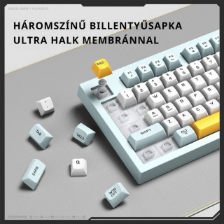 Onikuma G80 Tri-Mode Vezeték Nélküli Gamer Billentyűzet