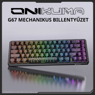 Onikuma G67 Magnetic Switch Gamer Billentyűzet