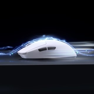 MCHOSE A7 PRO S Vezeték Nélküli 2.4G Gamer Egér - Fehér