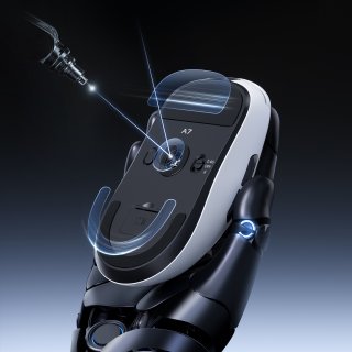 MCHOSE A7 PRO S Vezeték Nélküli 2.4G Gamer Egér - Fehér