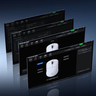 MCHOSE A7 PRO S Vezeték Nélküli 2.4G Gamer Egér - Fehér