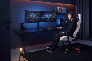 BANDIT Blaze Gamer szék Fehér/Narancs/Fekete