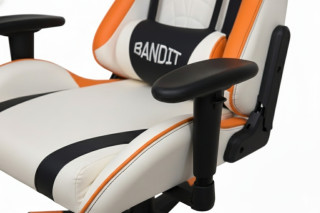 BANDIT Blaze Gamer szék Fehér/Narancs/Fekete