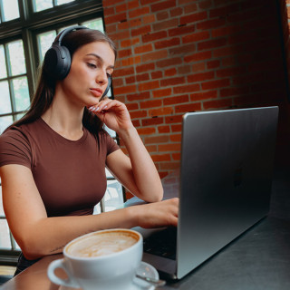 Edifier W820NB Plus V25 Vezeték Nélküli Bluetooth Headset - Szürke