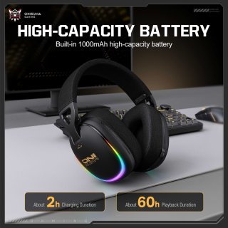 Onikuma GT805 4-Mode Vezeték Nélküli Gamer Headset