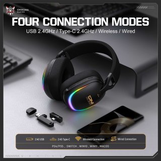 Onikuma GT805 4-Mode Vezeték Nélküli Gamer Headset