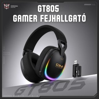 Onikuma GT805 4-Mode Vezeték Nélküli Gamer Headset