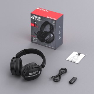 Onikuma GT887 4-Mode Vezeték Nélküli Gamer Headset - Fekete