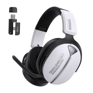 Onikuma GT887 4-Mode Vezeték Nélküli Gamer Headset - Fehér