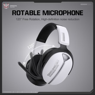 Onikuma GT887 4-Mode Vezeték Nélküli Gamer Headset - Fehér