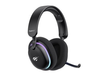 Havit Fuxi-H7 Premium Virtual 7.1 Vezeték Nélküli Gamer Fejhallgató - Fekete
