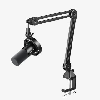 MAONO PD300XS USB/XLR Dynamic Streamer/Podcast Mikrofon + Tartókar Kit - Fekete