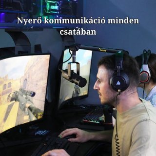 MAONO PD400X USB/XLR Dynamic Streamer/Podcast Mikrofon - Fekete