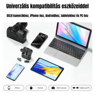 MAONO Wave T5 Csiptethető Vezeték Nélküli Zajszűrős Mikrofon Kit