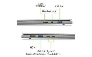 Acer Swift 16 AI OLED Érintőképernyős Ultrabook - SF16-71T-70XZ