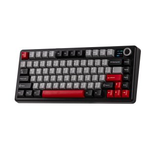 AULA F75 Max Vezeték Nélküli Mechanikus Gamer Billentyűzet - Fekete Contour