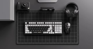 MCHOSE x Unbox Therapy UT98 Tri-Mode Vezeték Nélküli Mechanikus Gamer Billentyűzet