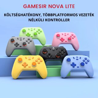 GameSir Nova Lite Vezeték Nélküli Kontroller - Yellow