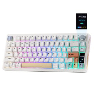 Epomaker TH80 V2 Pro Tri-Mode Vezeték Nélküli Mechanikus Gamer Billentyűzet