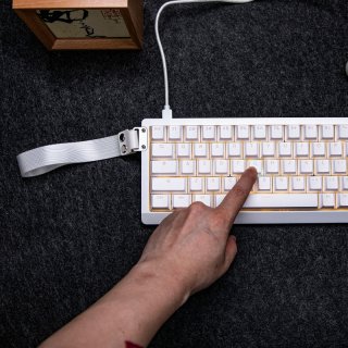 Epomaker HE68 Lite Magnetic Switch Mechanikus Gamer Billentyűzet - Fehér