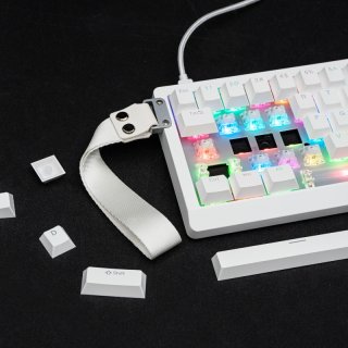 Epomaker HE68 Lite Magnetic Switch Mechanikus Gamer Billentyűzet - Fehér