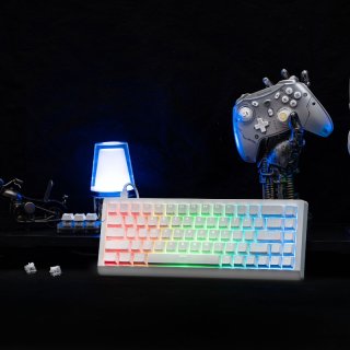 Epomaker HE68 Lite Magnetic Switch Mechanikus Gamer Billentyűzet - Fehér