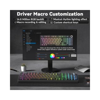 AULA F99 PRO Vezeték Nélküli Mechanikus Gamer Billentyűzet