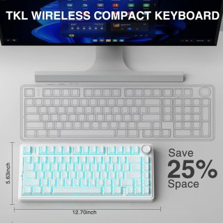 AULA F75 HE Tri-Mode Magnetic Switch Mechanikus Gamer Billentyűzet