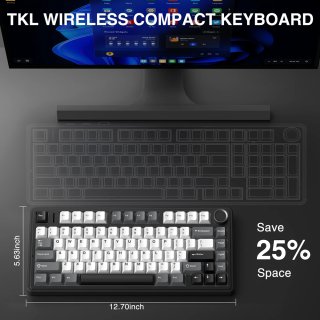 AULA F75 HE Tri-Mode Magnetic Switch Mechanikus Gamer Billentyűzet