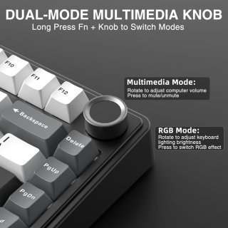 AULA F75 HE Tri-Mode Magnetic Switch Mechanikus Gamer Billentyűzet