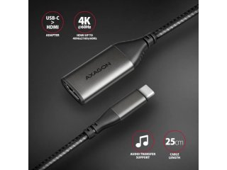 Axagon RVC-HI2M USB-C - HDMI Adapter