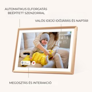 Arzopa D14 Golden Digitális Képkeret - 14"