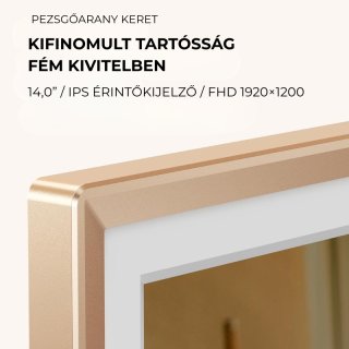 Arzopa D14 Golden Digitális Képkeret - 14"