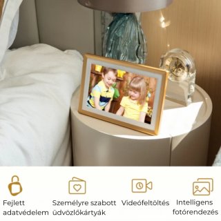 Arzopa D10 Digitális Képkeret - 10,1" - Arany