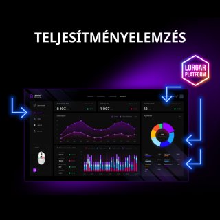 LORGAR Pro MSP80 Vezetékes Gamer Egér - Fehér