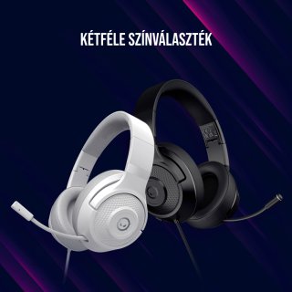 LORGAR Noah 101 3,5 mm-es Gamer Headset - Fehér