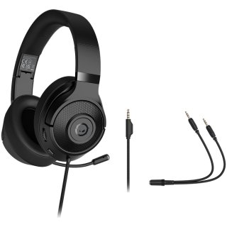 LORGAR Noah 101 3,5 mm-es Gamer Headset - Fekete