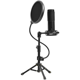 LORGAR Voicer 721 Gamer Mikrofon - Fekete