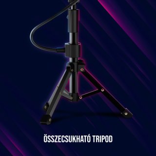 LORGAR Voicer 721 Gamer Mikrofon - Fekete