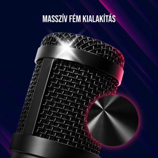 LORGAR Soner 313 Gamer Mikrofon - Fekete