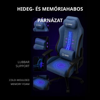 LORGAR CHA41 Gamer szék fekete-fehér