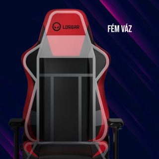 LORGAR Base 311 Gamer szék fekete-sárga