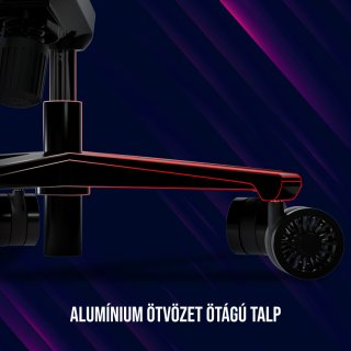 LORGAR Base 311 Gamer szék fekete-sárga